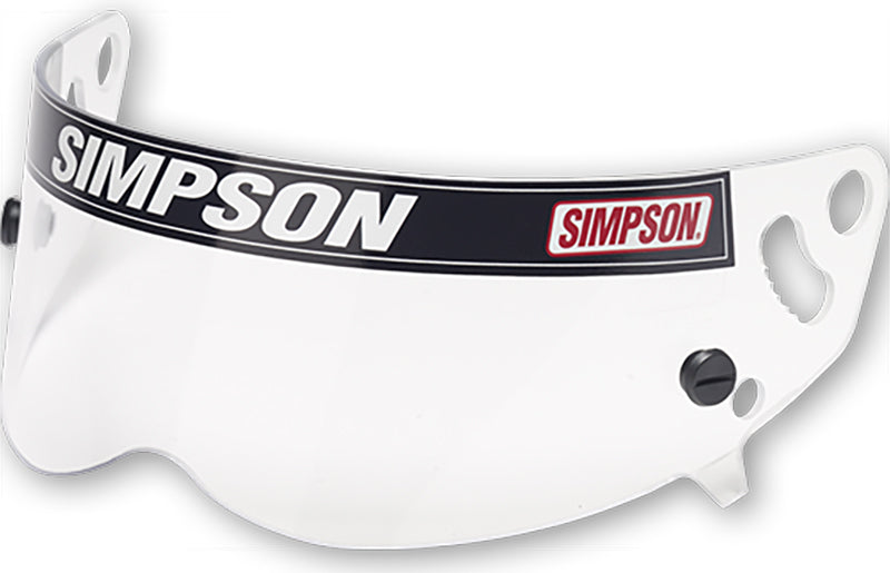 Simpson | SI1020-12 | Replacement Visor - Clear x Bandit Diamondback Skull & Rx Helmets