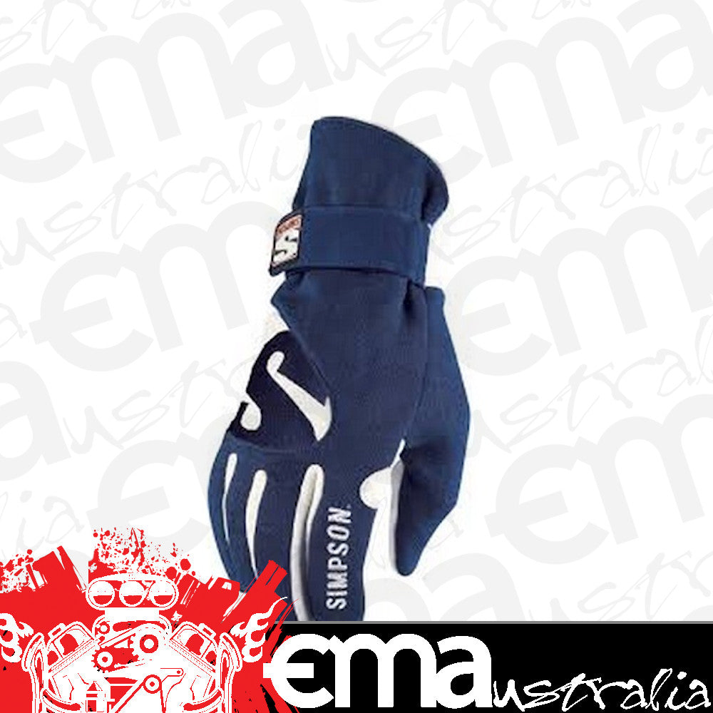 Simpson SI21700MB Legend GlOve Medium Blue SFI ApprOved