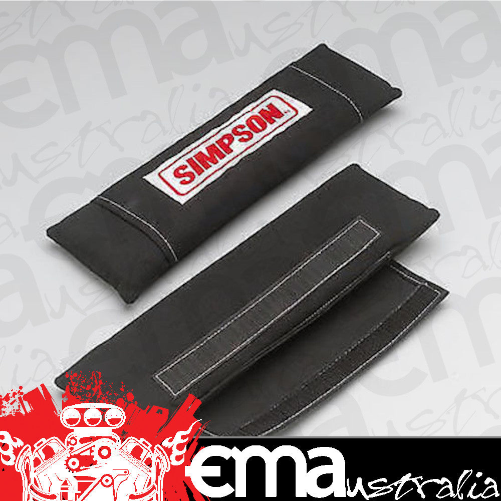 Simpson SI23020BK Nomex Shoulder Harness Pads Black 1 (pair)