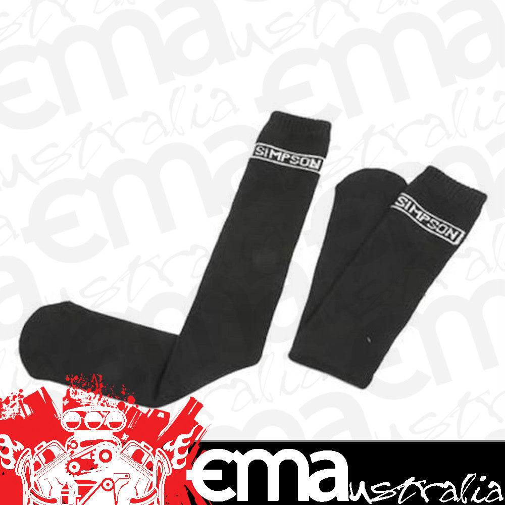 Simpson SI23028C Carbonx Socks 19" Long Black One Size Fits All