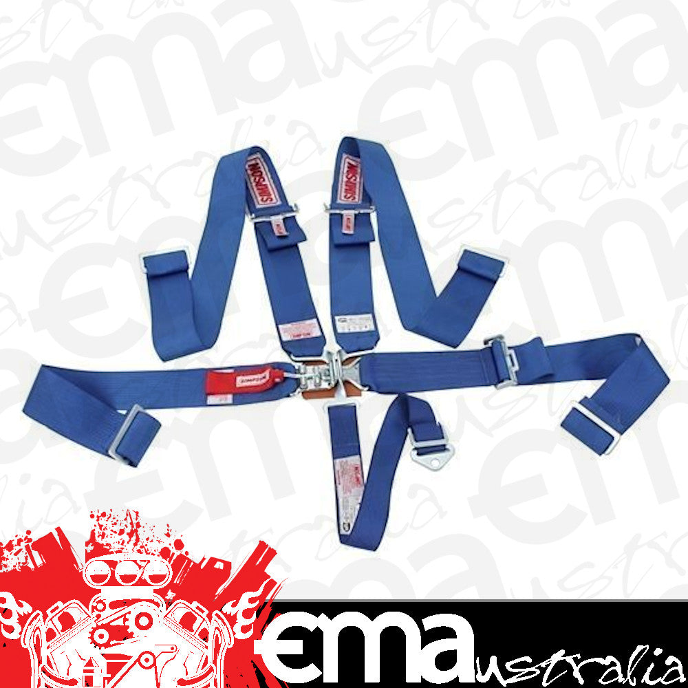 Simpson SI29064BL Latch & Link 5Point Harness Pull Down Wrap Around Blue
