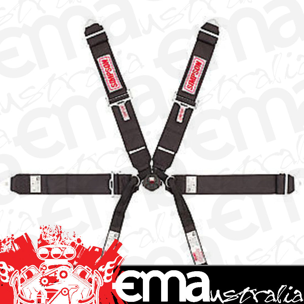 Simpson | SI29118SO | 6-Point Harness Pulldown Bolt In Black