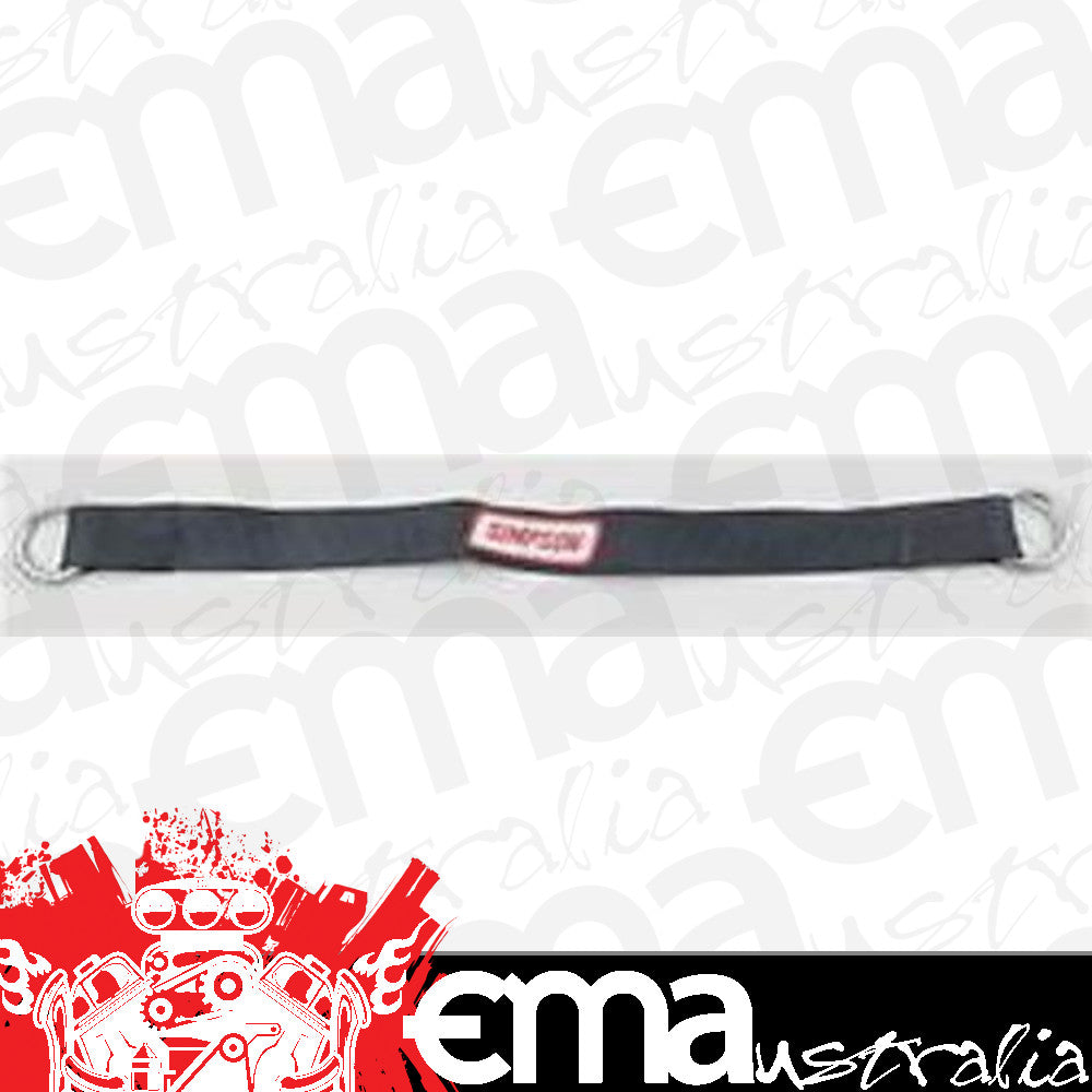 Simpson | SI35008 | Tow Strap 15 Foot Long x 2 Inch Wide 4800Lb Rated Black
