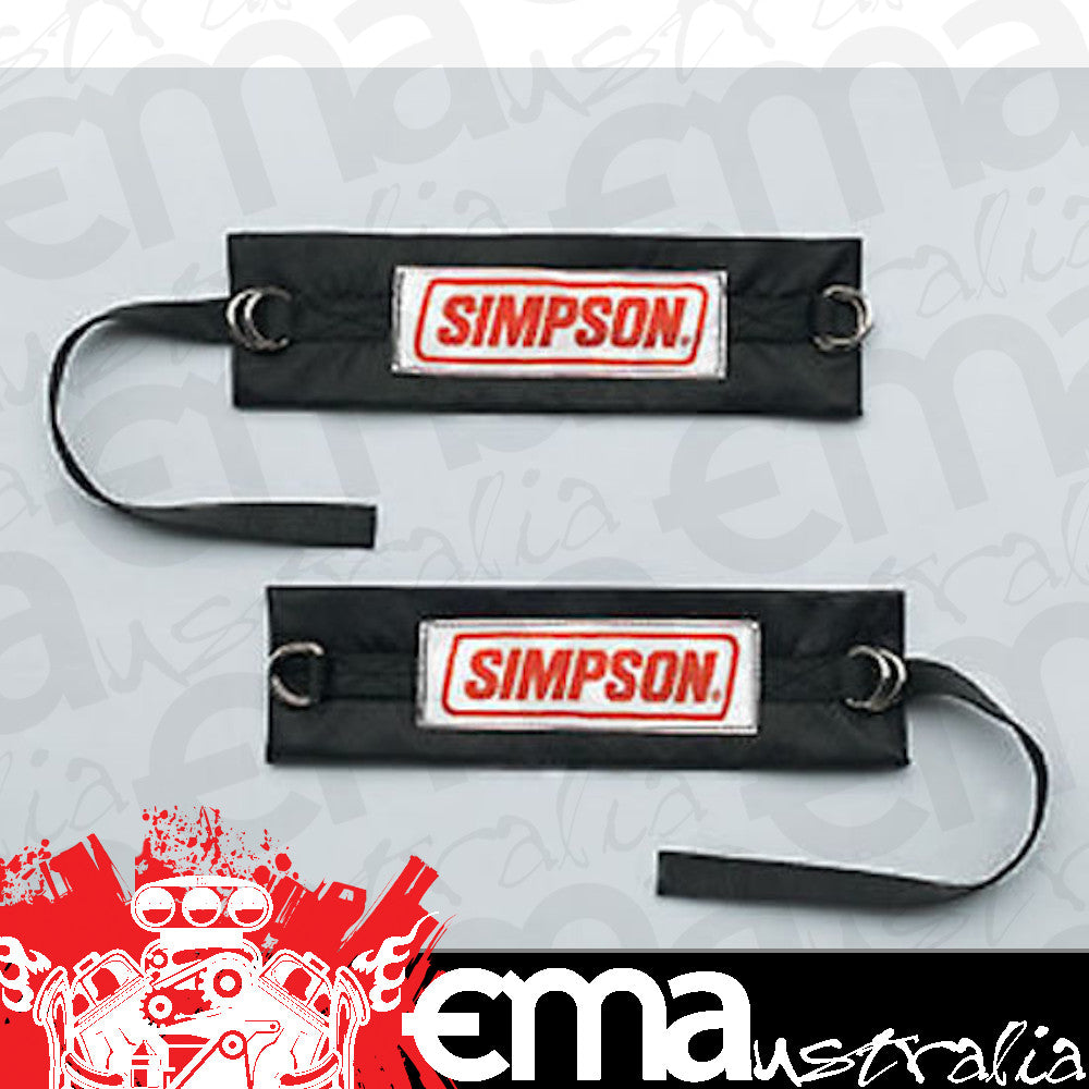 Simpson SI36000BK Drag Race Arm Restraints SFI 3.3 Black