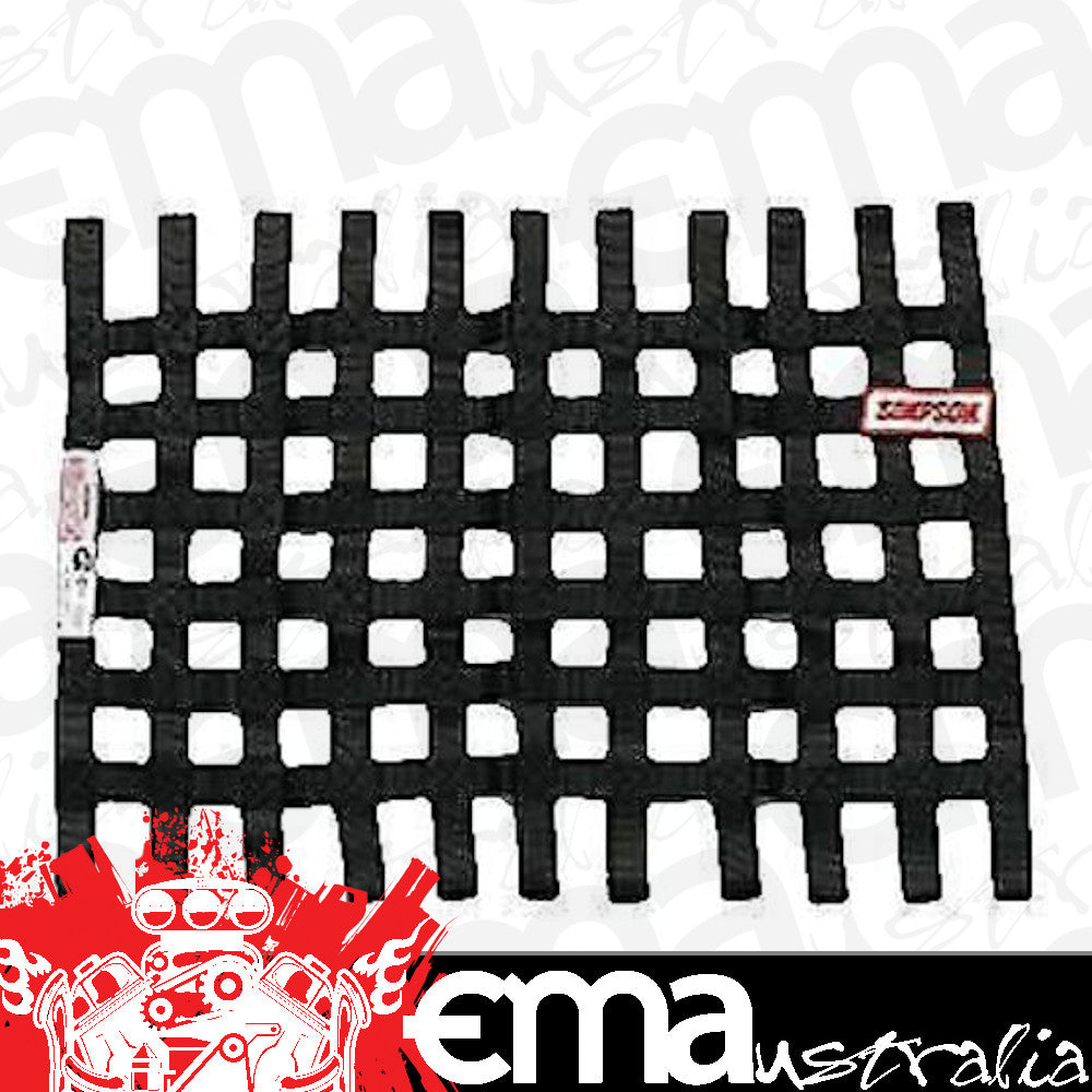 Simpson SI36002 Window Net 18" x 24" x 1" Webbing Black