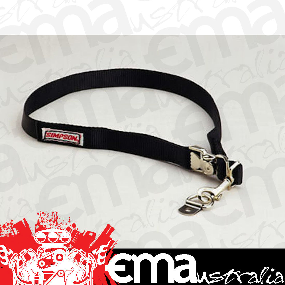 Simpson SI36007BK Drag Helmet Restraint Black