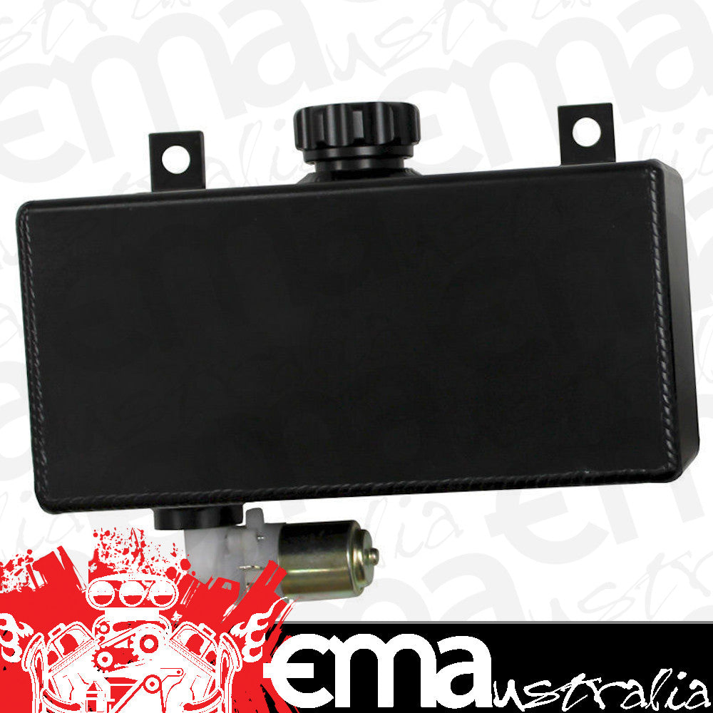 Aeroflow AF77-1005BLK Fabricated Black Washer Tank with Motor -L W H=80x210x100mm