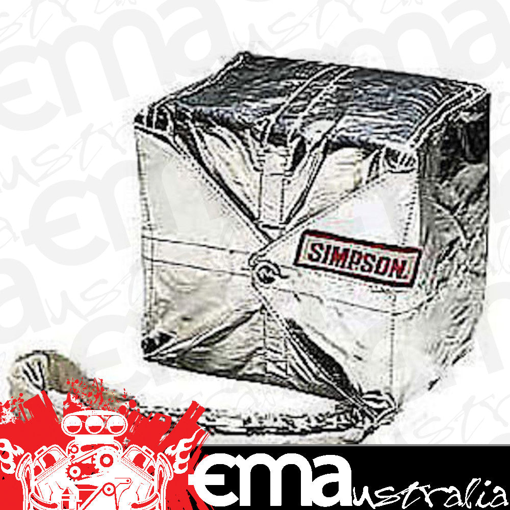 Simpson | SI42060R | Crossform Parachute 12Ft Drag Chute 200 to 300Mph Red