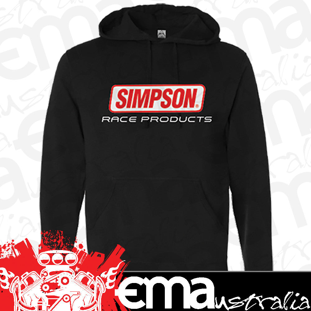 Simpson SI44008L Classic Hoodie Black Large