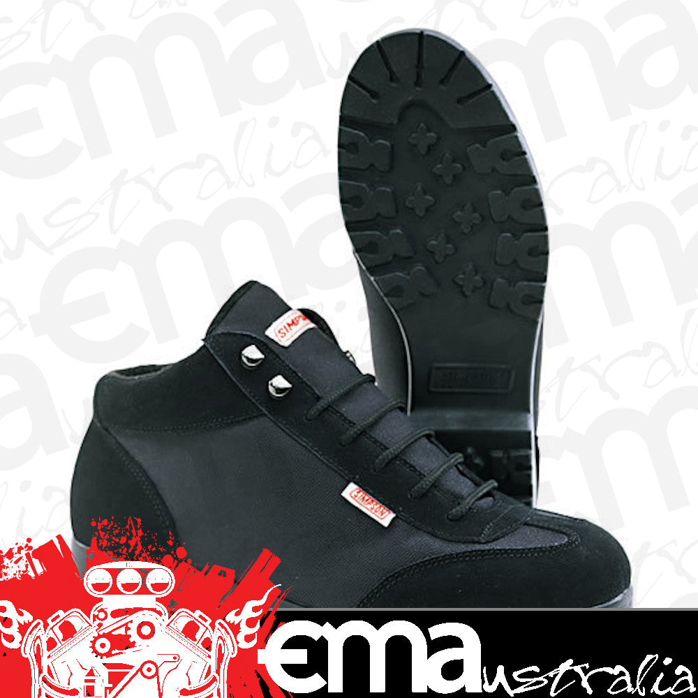 Simpson SI56070BK Crew Shoe Size 7 Black
