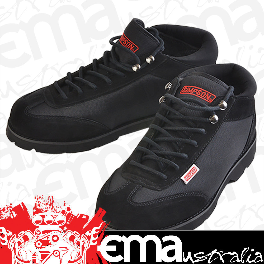 Simpson SI57700BK Garage Crew Shoe 7 Black