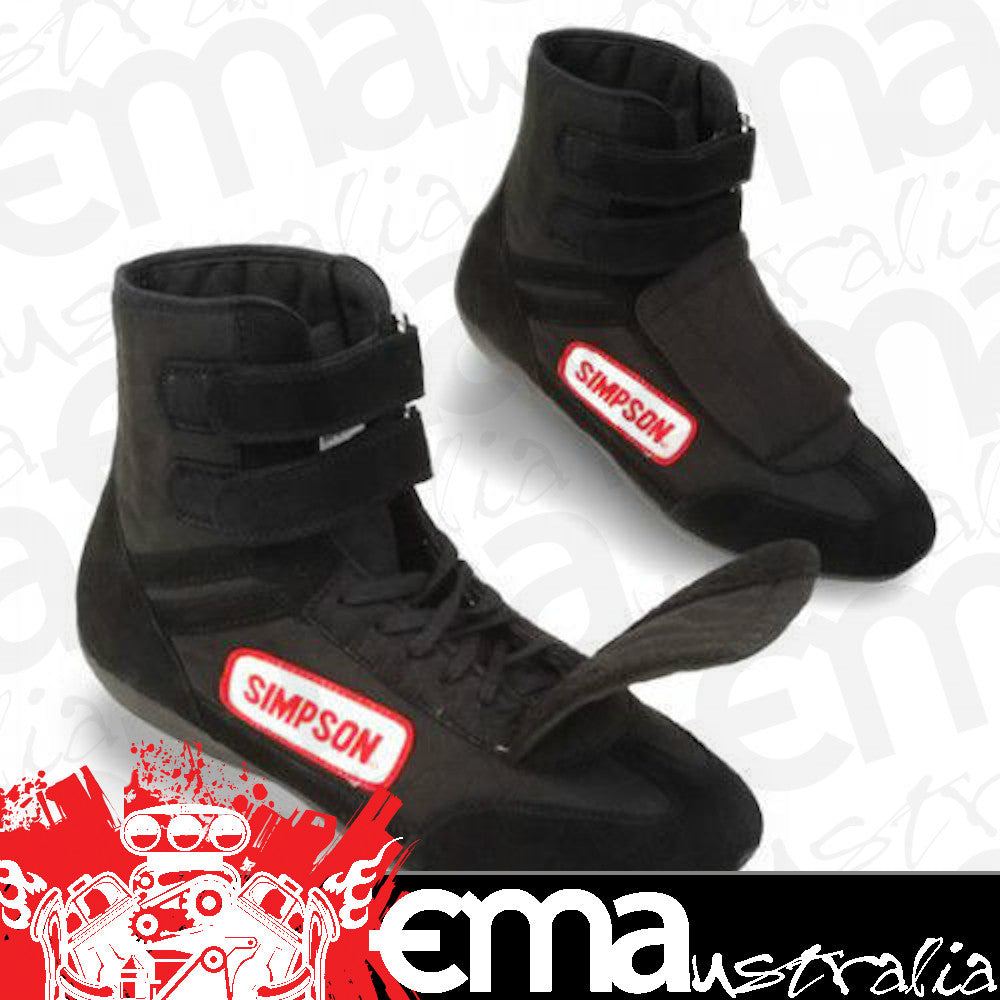 Simpson SIDR110BK Drag Racing Driving Shoe SFI-15 Size 11 Black