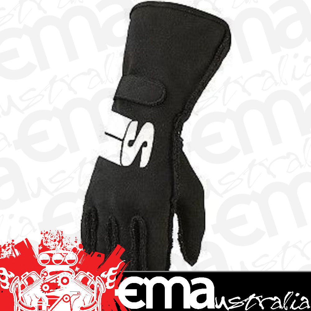 Simpson SIIMLK Impulse Racing GlOves Large Black Nomex SFI 5