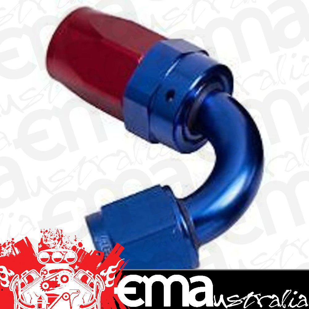 Aeroflow Performance Products AF104-04 4AN Taper Series 120 Degree Hose End Blue