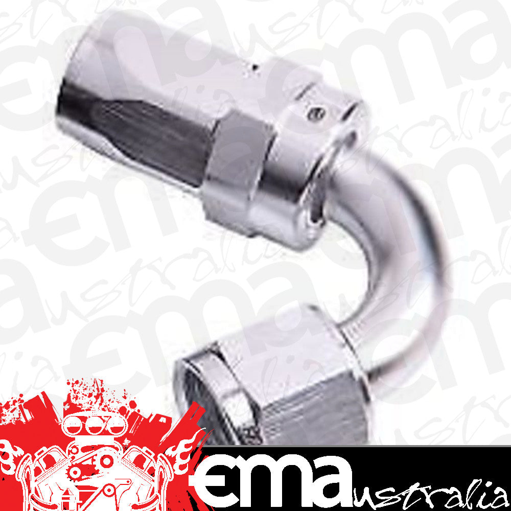 Aeroflow Performance Products AF104-10S 10AN Taper Series 120 Degree Hose End Silver