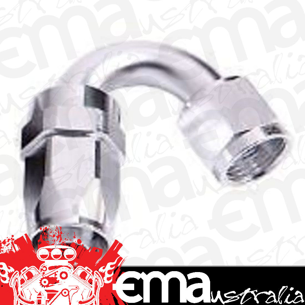 Aeroflow Performance Products AF105-12S 12AN Taper Series 150 Degree Hose End Silver