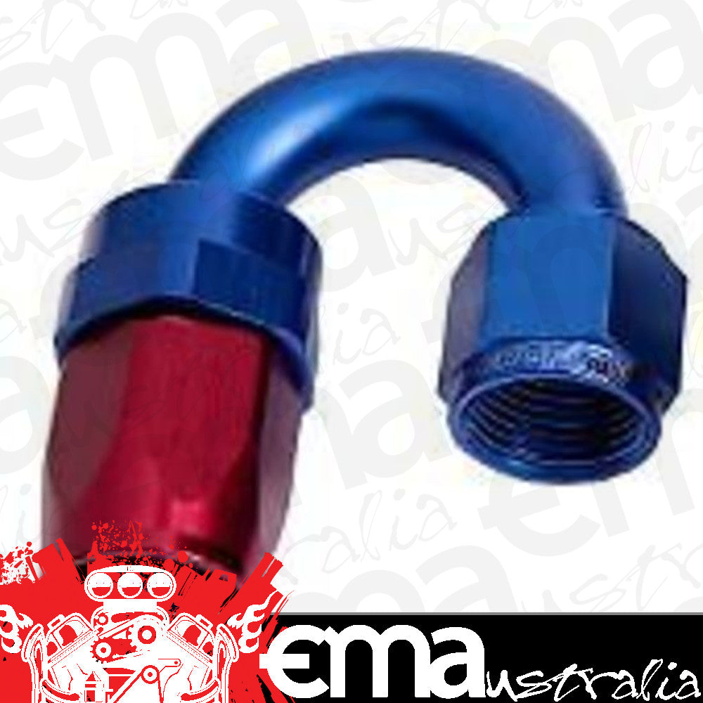 Aeroflow Performance Products AF106-10 10AN Taper Series 180 Degree Hose End Blue