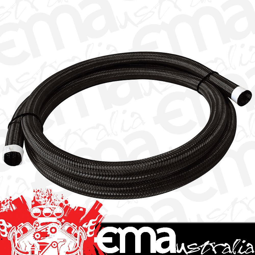 Aeroflow AF111-024-1MBLK 111 Series Black Braided Cover.83-.95" 21-24 mm 1 Meter