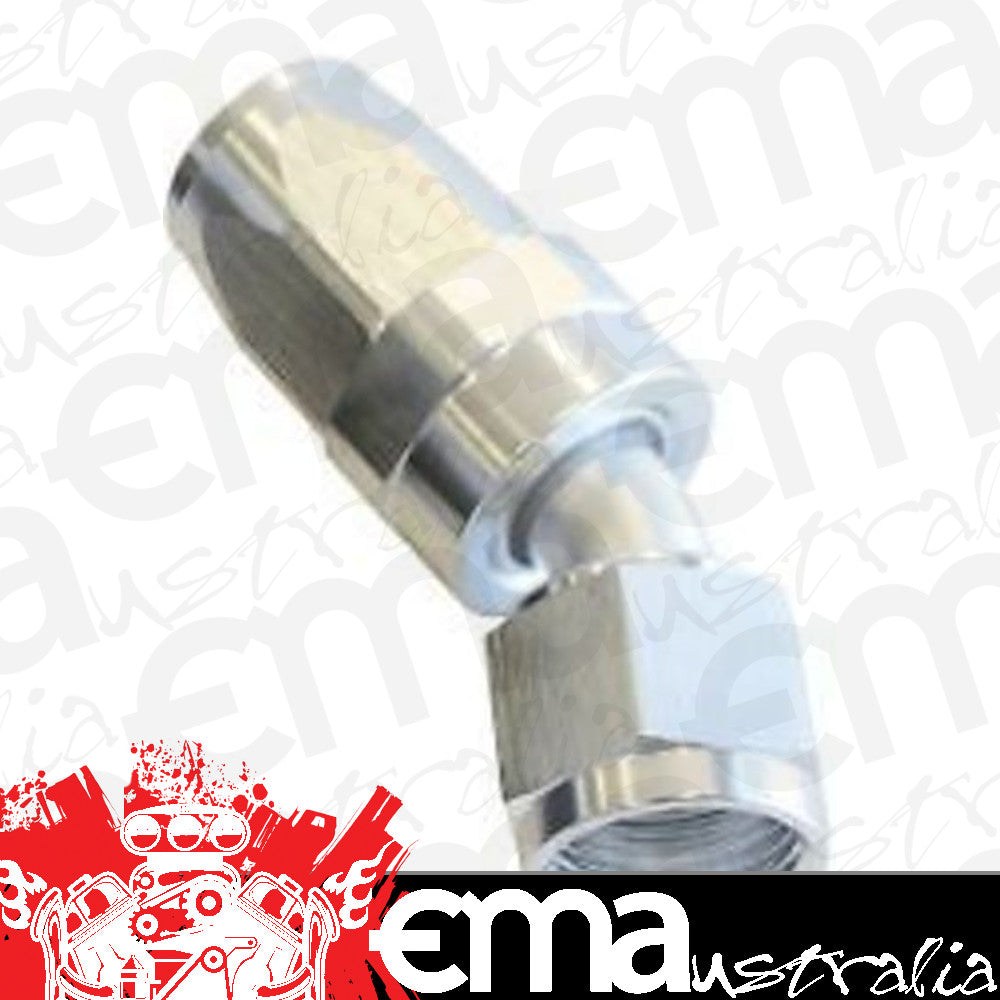 Aeroflow Performance Products AF117-20S 20AN Taper Series 30 Degree Hose End Silver