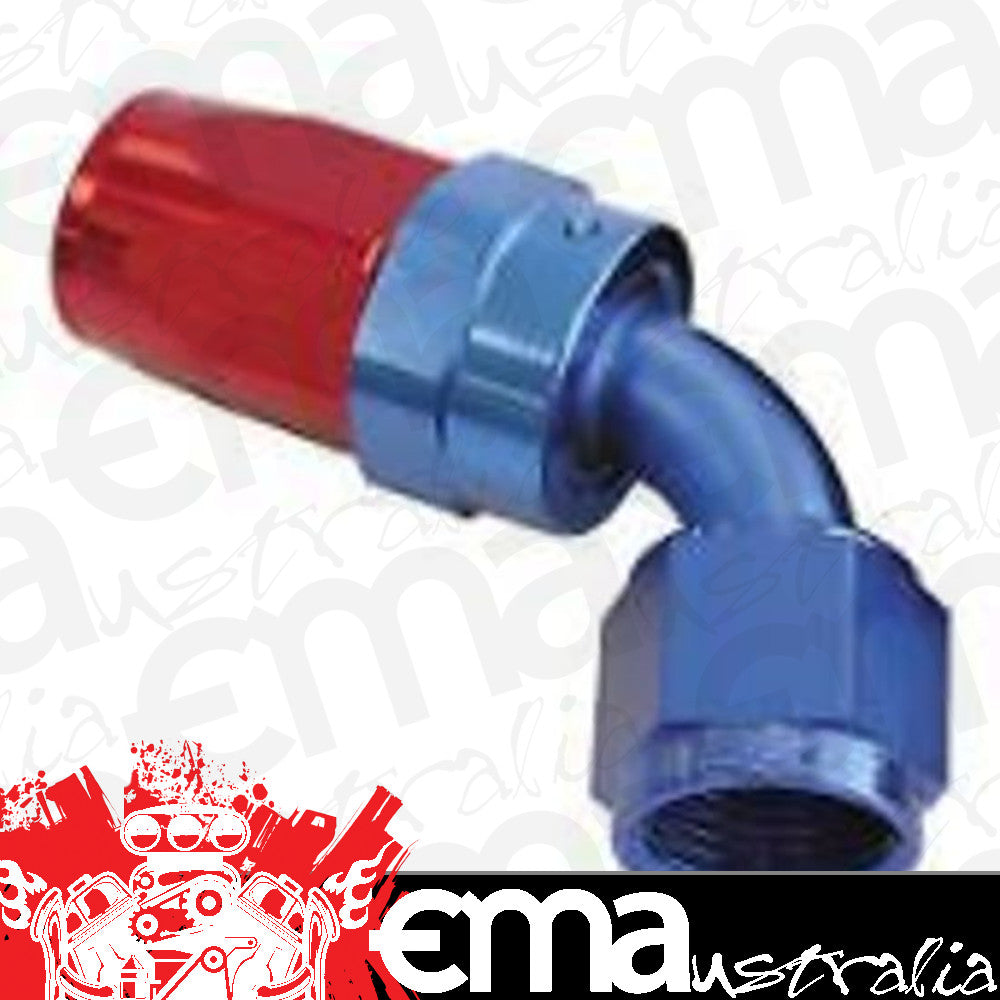Aeroflow Performance Products AF118-04 4AN Taper Series 60 Degree Hose End Blue