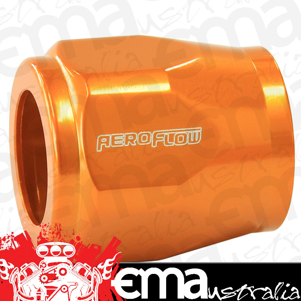 Aeroflow AF150-14G Hex Hose Finisher 28.5mm ID Gold 9/32" ID Clamp