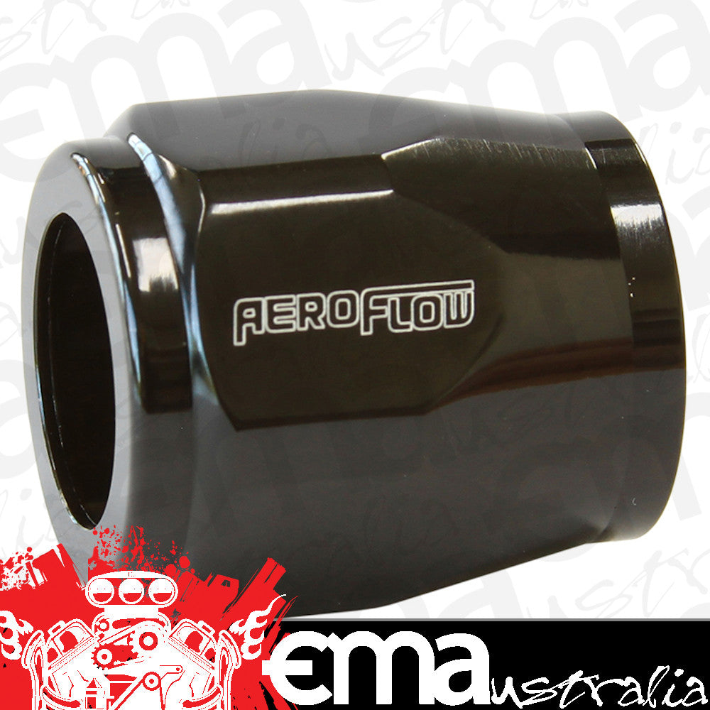 Aeroflow Performance Products AF150-24BLK Hex Hose Finisher 44.5mm ID Black 1-3/4" ID Clamp