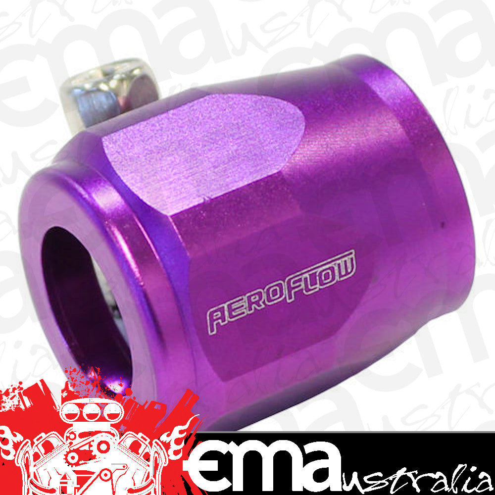 Aeroflow Performance Products AF150-34PUR Hex Hose Finisher 58.5mm ID Purple 2-5/16" ID Clamp