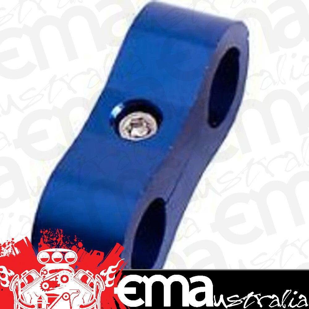 Aeroflow Performance Products AF156-05 Billet Dual Hose Separator Blue