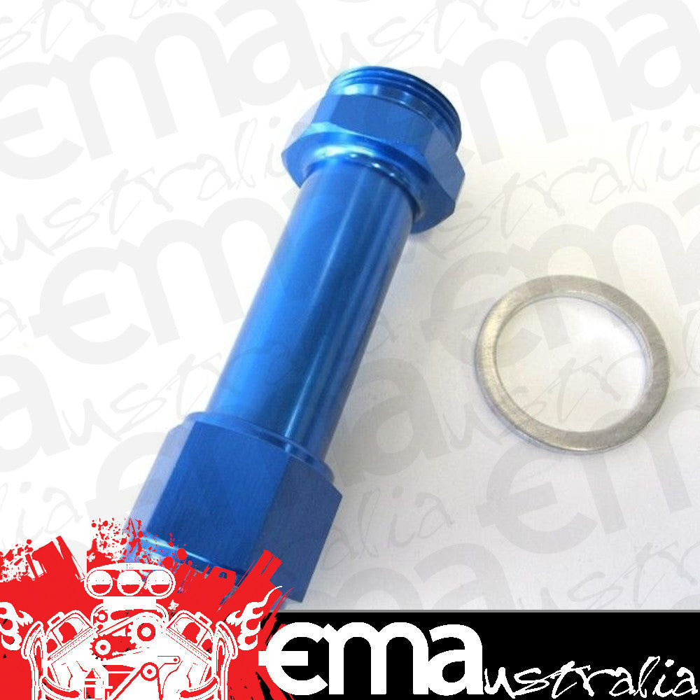 Aeroflow AF160-08-1 -8AN Female to Holley 4150 Blue Swivel Nut (Pair)