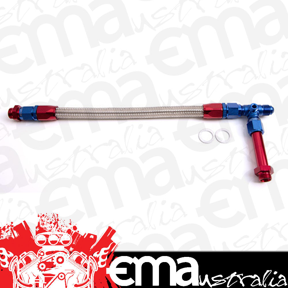 Aeroflow AF161-06 Barry Grant Demon Dual Inlet -6AN Blue Suit 1-2 Metering Blocks