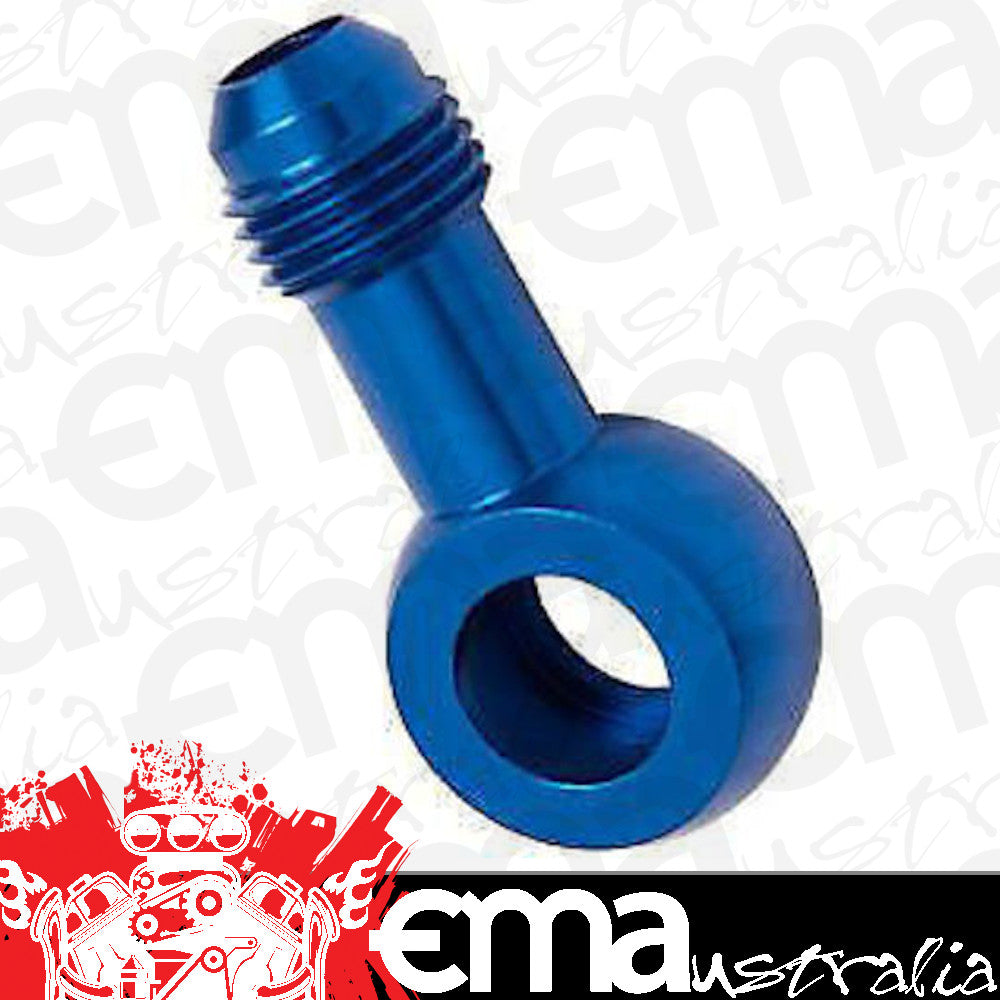 Aeroflow AF163-06 Edelbrock Carb Inlet Banjo Blue 5/8-20 to Male -6An