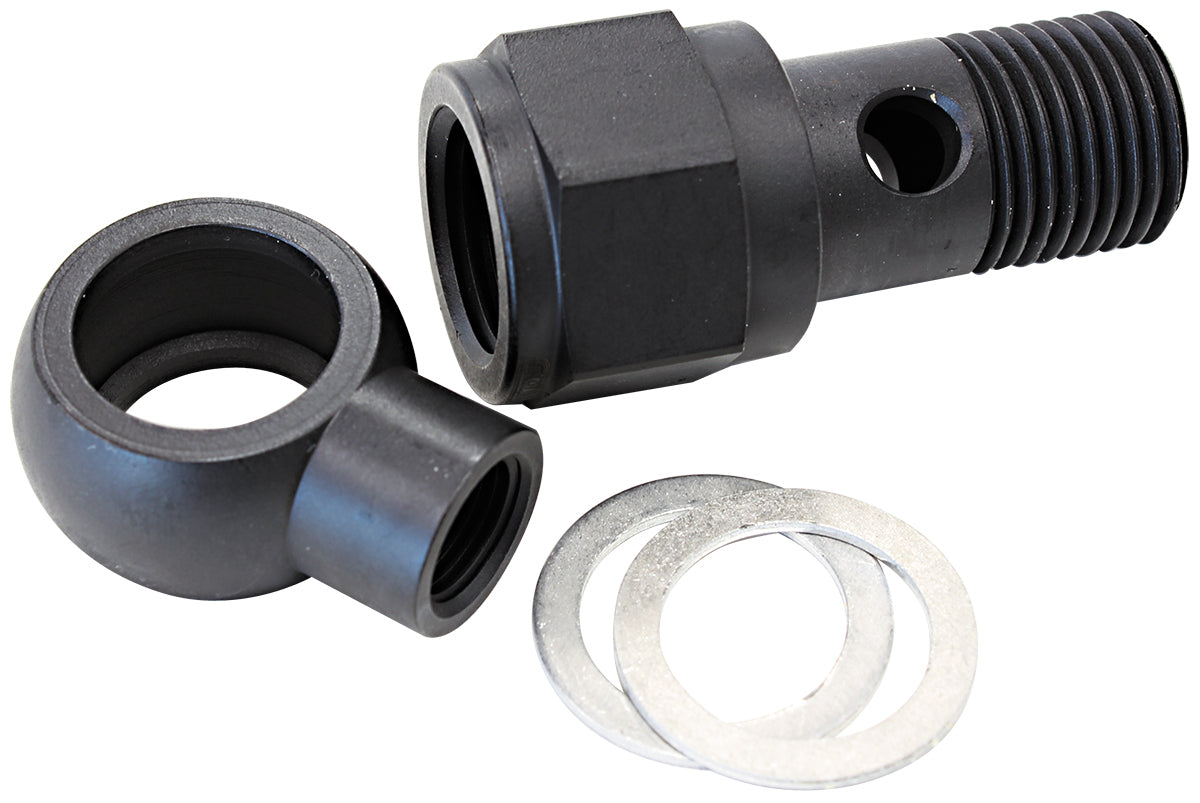 Aeroflow AF166-05-02-ST LS Chevy Oil Pressure Adapter Allows 1/8" NPT AUx Port Steel