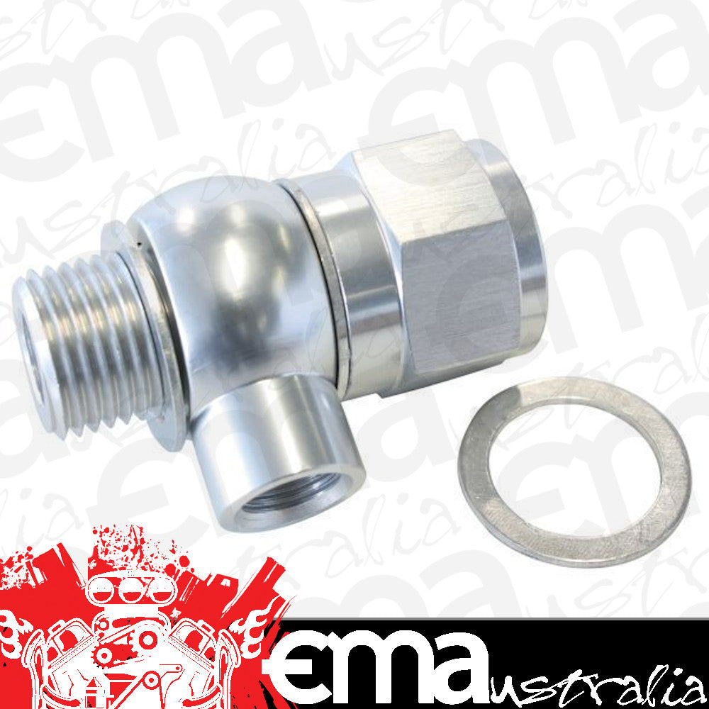 Aeroflow Performance Products AF166-05-02S LS Chevy Oil Pressure Adapter Allows 1/8" NPT AUx Port