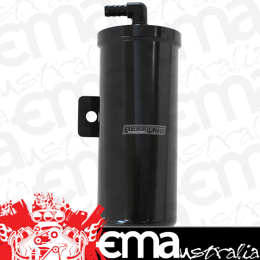 Aeroflow AF77-1029BLK Universalersal Overflow Tank Black Finsh Compact Design