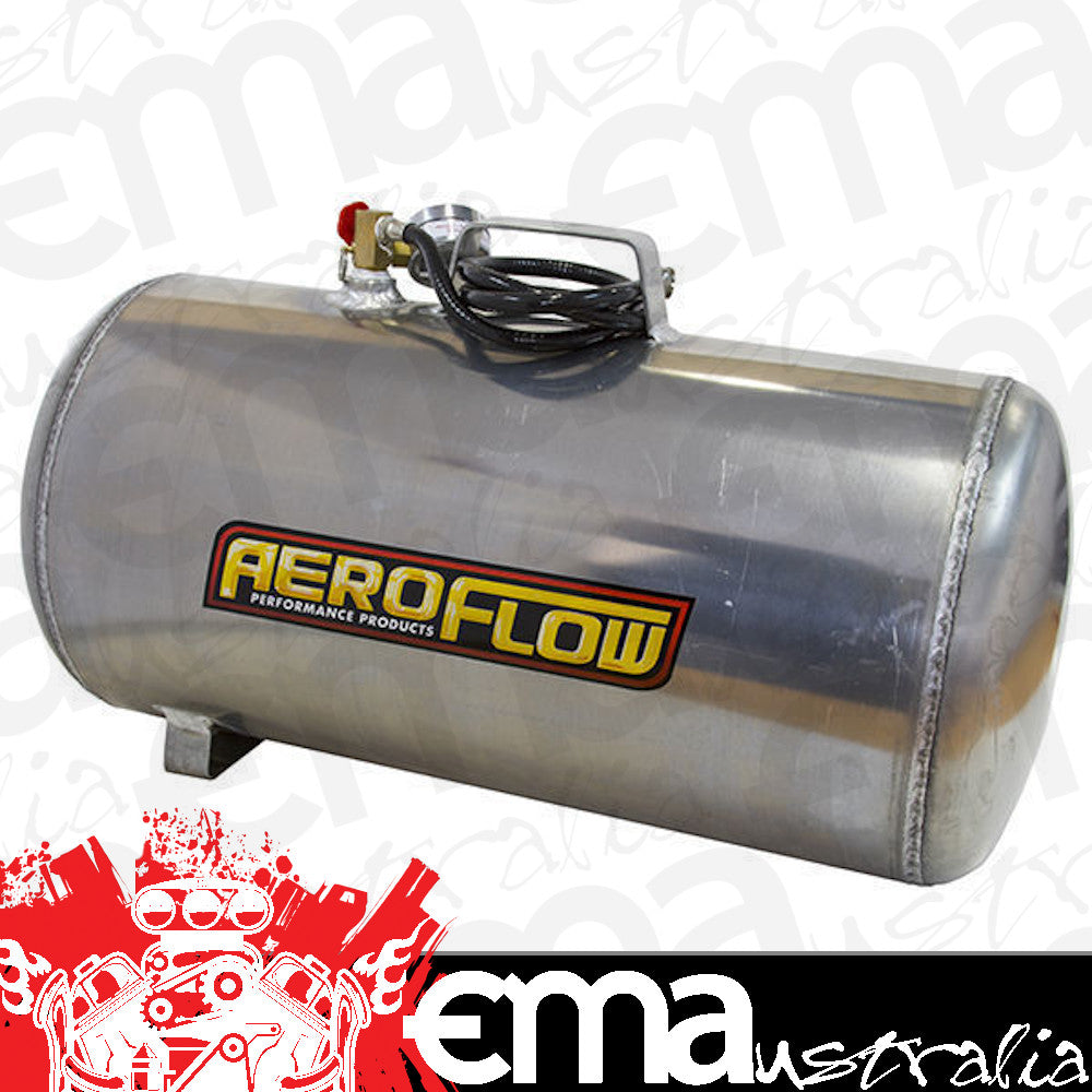 Aeroflow AF77-4001 10 Gal Port Able Air Tank Alloywith Tank Valve 125 Max Operat