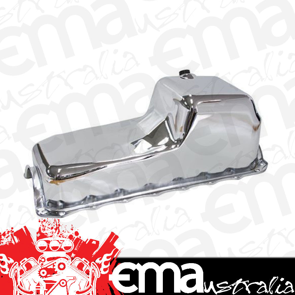 Aeroflow AF82-7002C Chrome Holden V8 Oil Pan 253-308 Hq Style