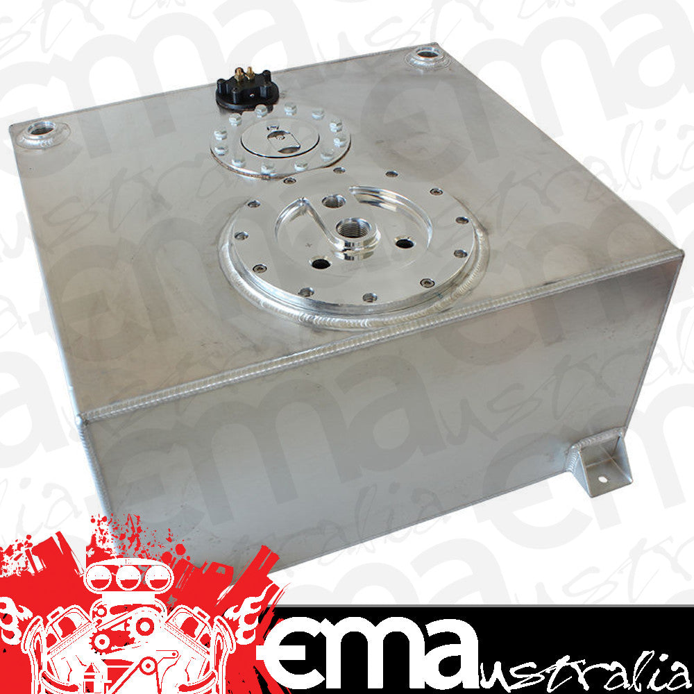 Aeroflow AF85-4050AS Alloy Fuel Cell 57L 3 x Pump 15 Us Gal 60mm Triple Hanger