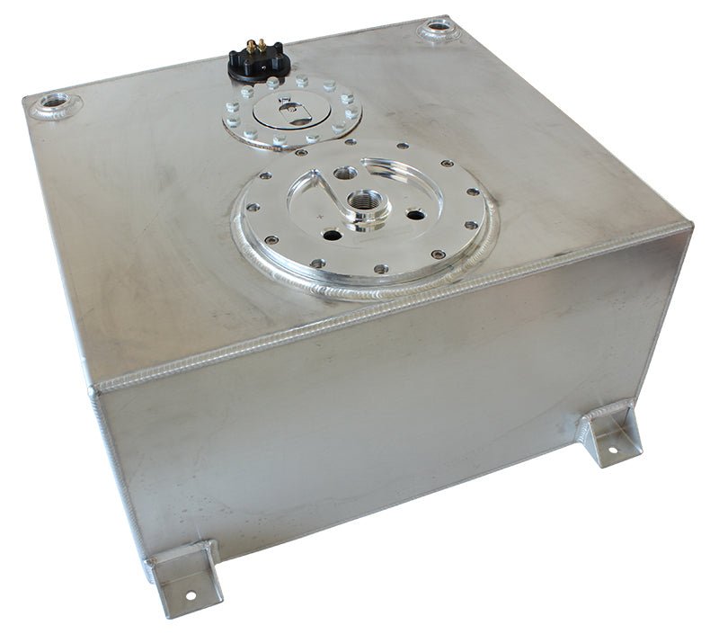 Aeroflow AF85-4051AS Alloy Fuel Cell 57L 3 x Pump 15 Us Gal 40mm Triple Hanger
