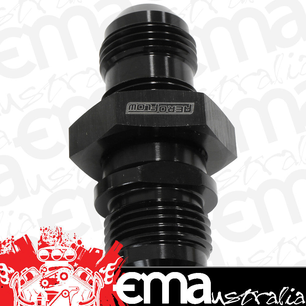 Aeroflow AF88-2009BLK Billet Bulkhead Inserts -10AN Sold Seperatley Black