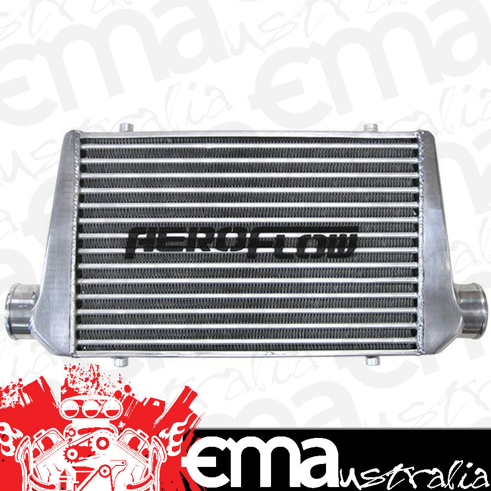 Aeroflow AF90-1000 600 x 300 x 76mm 3" In/Out Aluminium Intercooler Polished