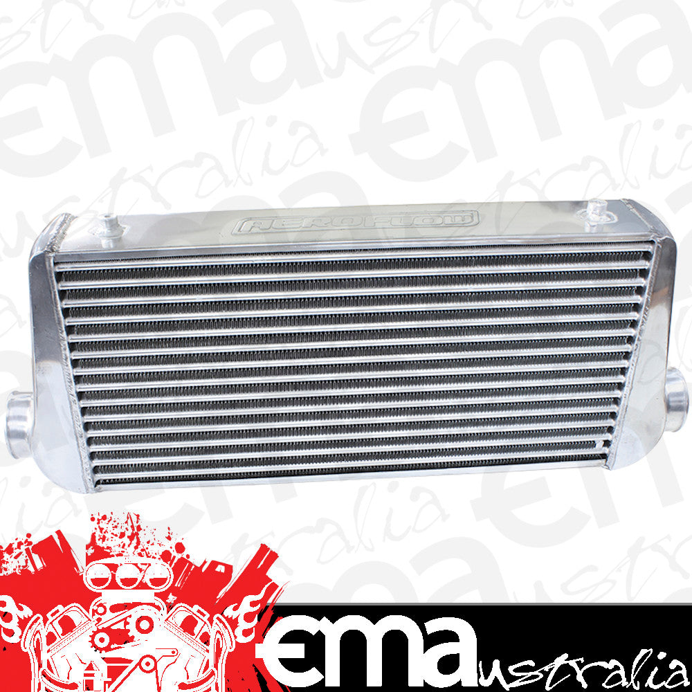 Aeroflow Performance Products AF90-1004 600 x 300 x 100mm 3" In/Out Aluminium Intercooler Polished