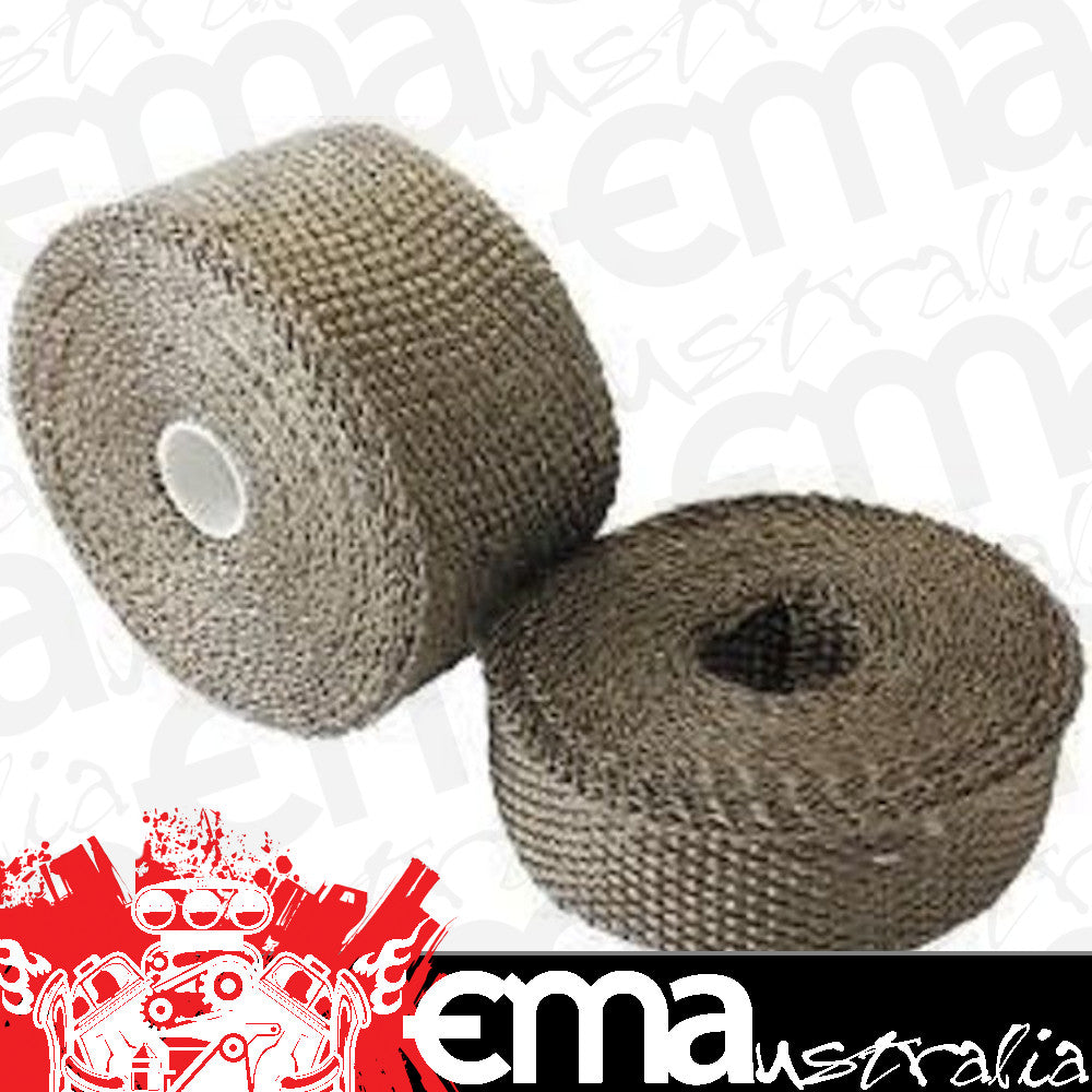 Aeroflow AF91-3008 Exhaust Insulation Wrap1"x50Ft50 Foot Titanium Roll
