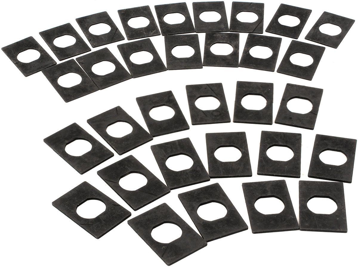 Aeroflow Performance Products AF95-9010 Ford Rocker Arm Pedestal Shim Kit 32 Piece Kit with 16x 1/64" and 16x 1/32" Shims