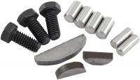 Aeroflow Performance Products AF95-9080 Small Block Chev Engine Finishing Kit Head and Oil Pump Dowels, Woodruff Keys and Cam Bolts Included