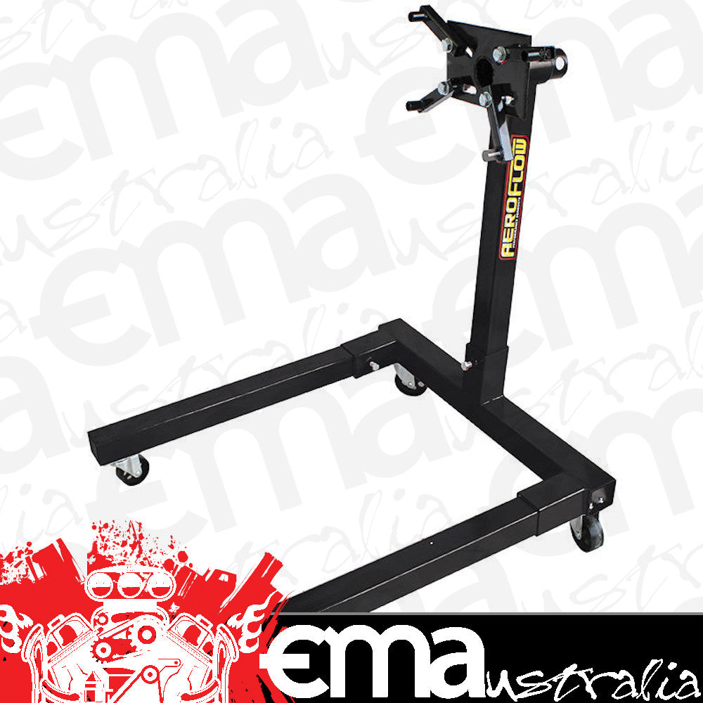 Aeroflow AF98-2031 1250Lb Engine Stand C Frame 4 Wheels Sturdy Frame