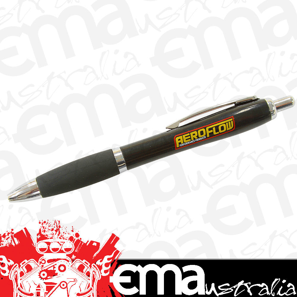 Aeroflow AF99-3005 Aeroflow Black Promo Pen Yellow Aeroflow Logo