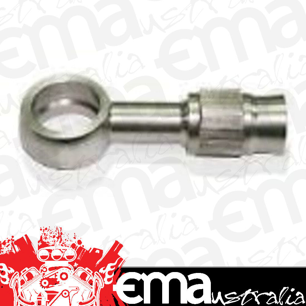 Aeroflow Performance Products AF213-03L 3 Straight Banjo Hose End Eye Size 7/16 Long