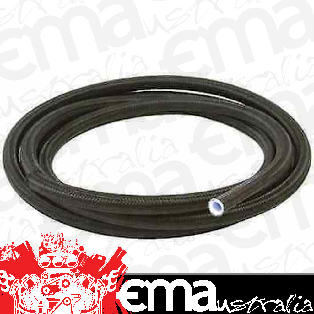 Aeroflow Performance Products AF250-08-15M Black Braided Teflon Hose -8An15M Clamshell Pack 14.4mm OD