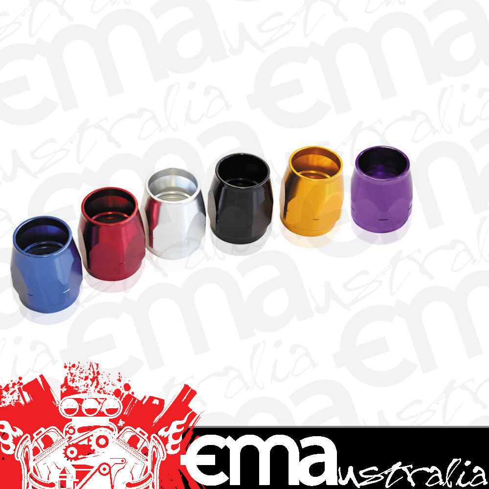 Aeroflow Performance Products AF279-03DBL Blue Hose End Socket Ptfe Style Fittings Only 200 & 570