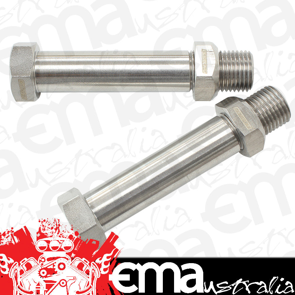 Aeroflow AF285-02 SS 2-3/8" Thru Frame with 2xm10 x 1.0 Female Thread